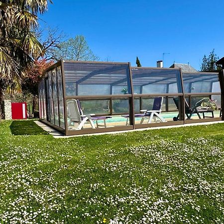 Maison De Charme Piscine Couverte Chauffee Mayrinhac-Lentour Екстер'єр фото