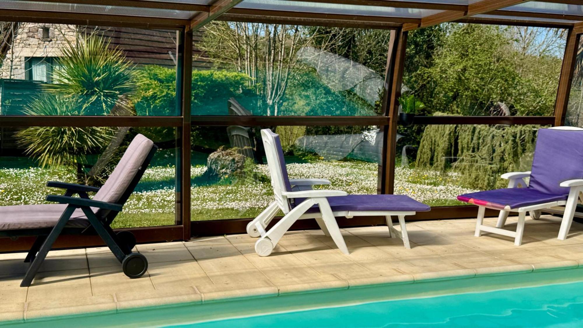 Maison De Charme Piscine Couverte Chauffee Mayrinhac-Lentour Екстер'єр фото